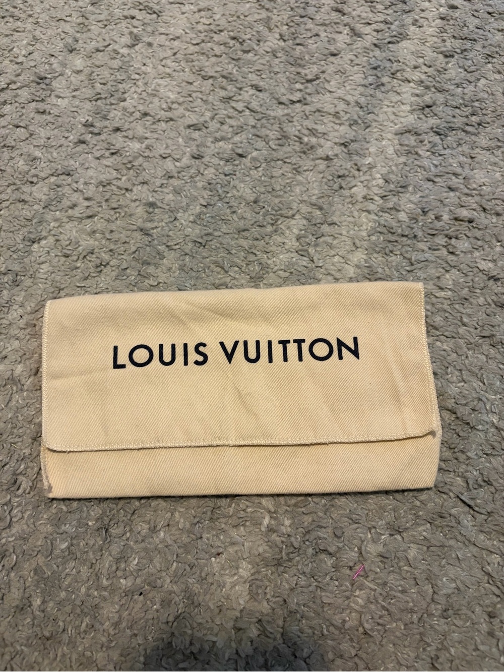 AUTHENTIC LOUIS VUITTON DUST BAG COVER POUCH SLEEVE ENVELOPE FOR WALLET ACCESSOR